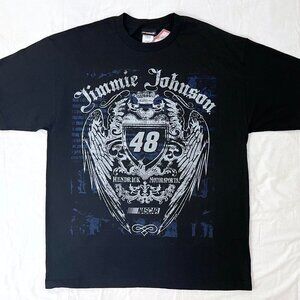 Jimmie Johnson NASCAR Men’s T-Shirt Black, Size XL, New with Tags